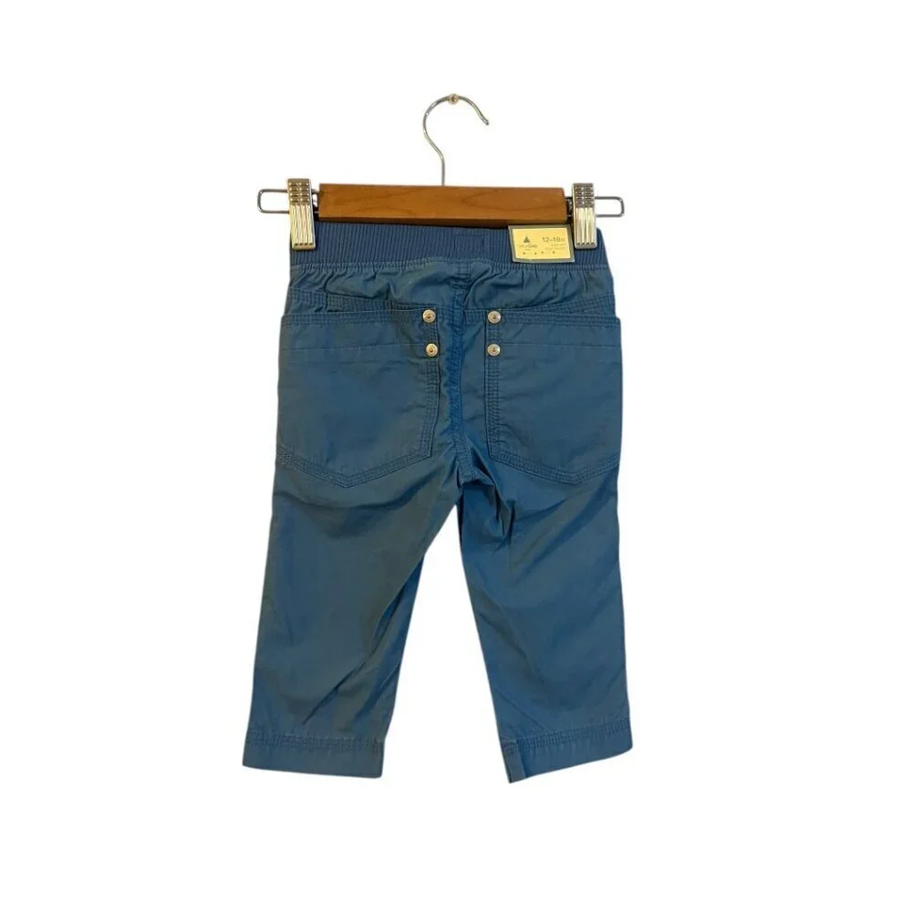 Baby Gap Pants Soccer Blue 12-18 Months Pull On Brand New